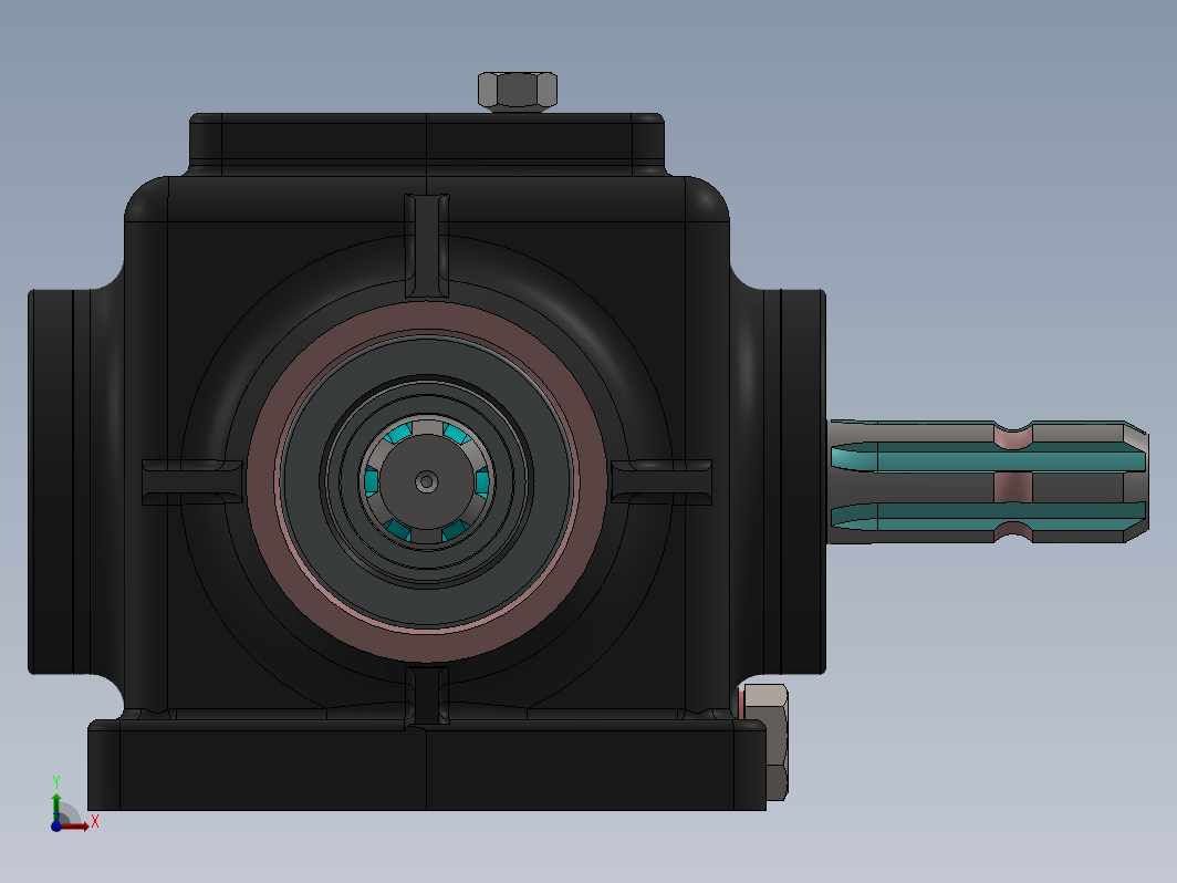 一级锥齿轮箱 Bevel Gear Box