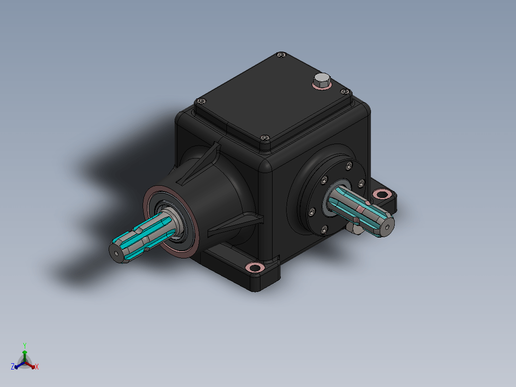 一级锥齿轮箱 Bevel Gear Box