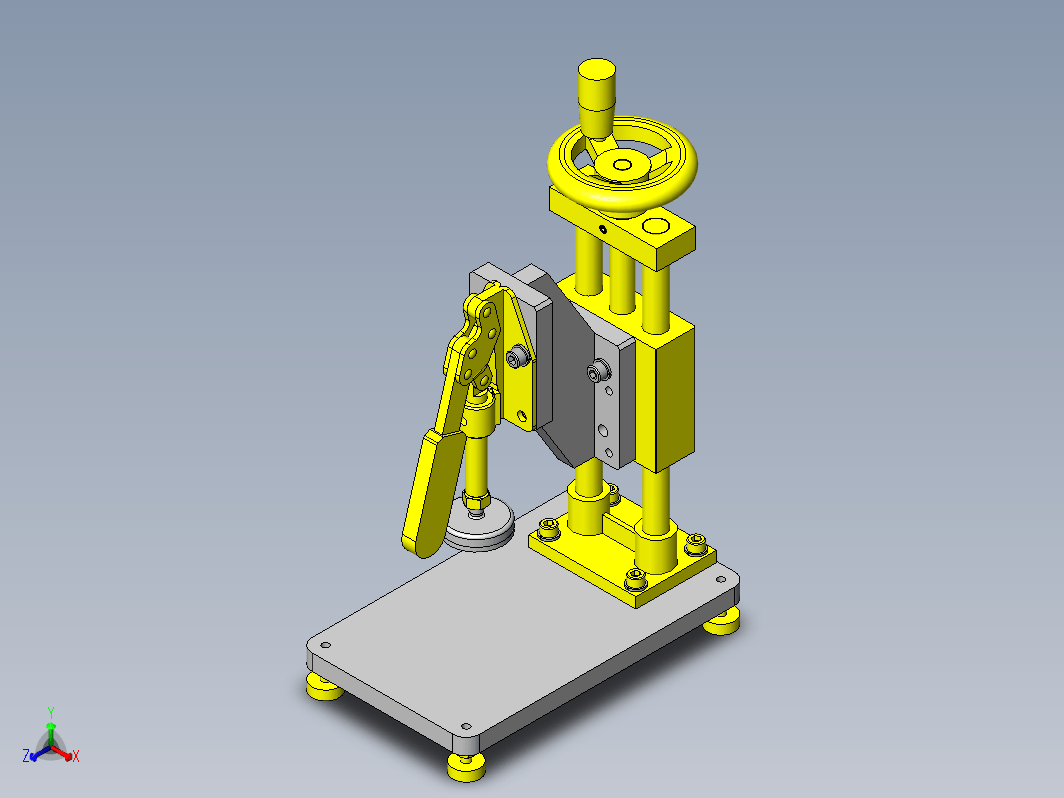 瓶盖插入夹具