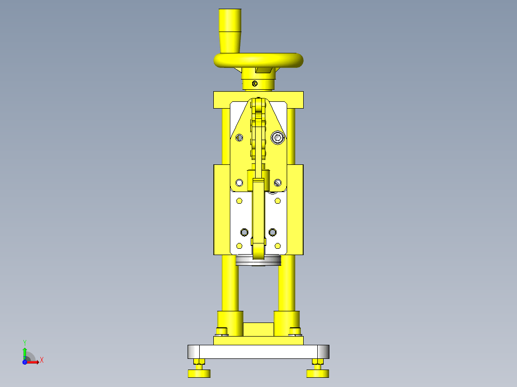 瓶盖插入夹具