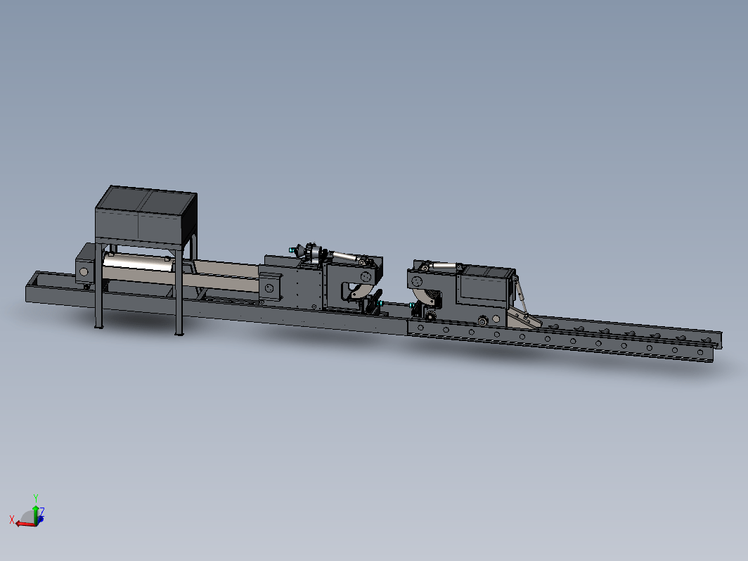 200T铝型材液压拉直机