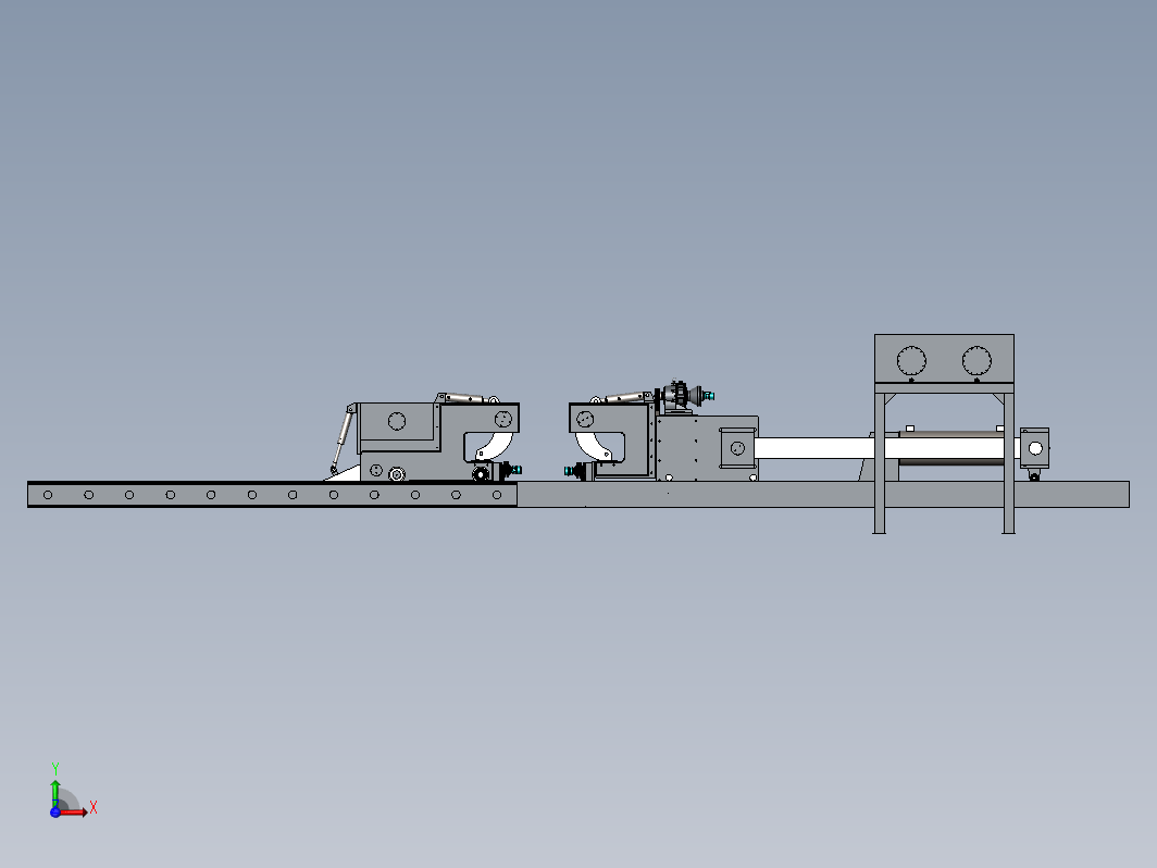 200T铝型材液压拉直机