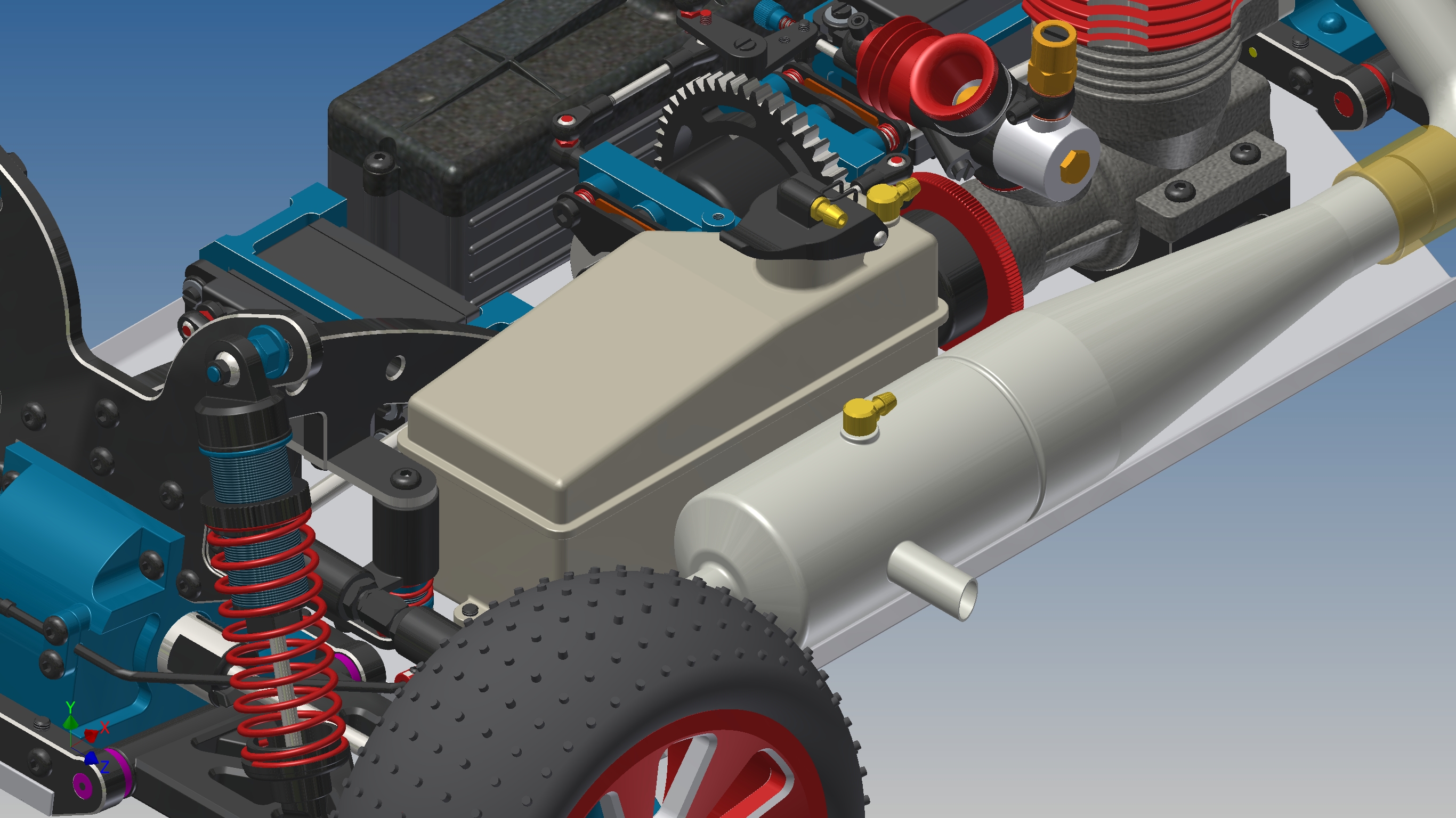 油动遥控赛车 RC Nitro Buggy