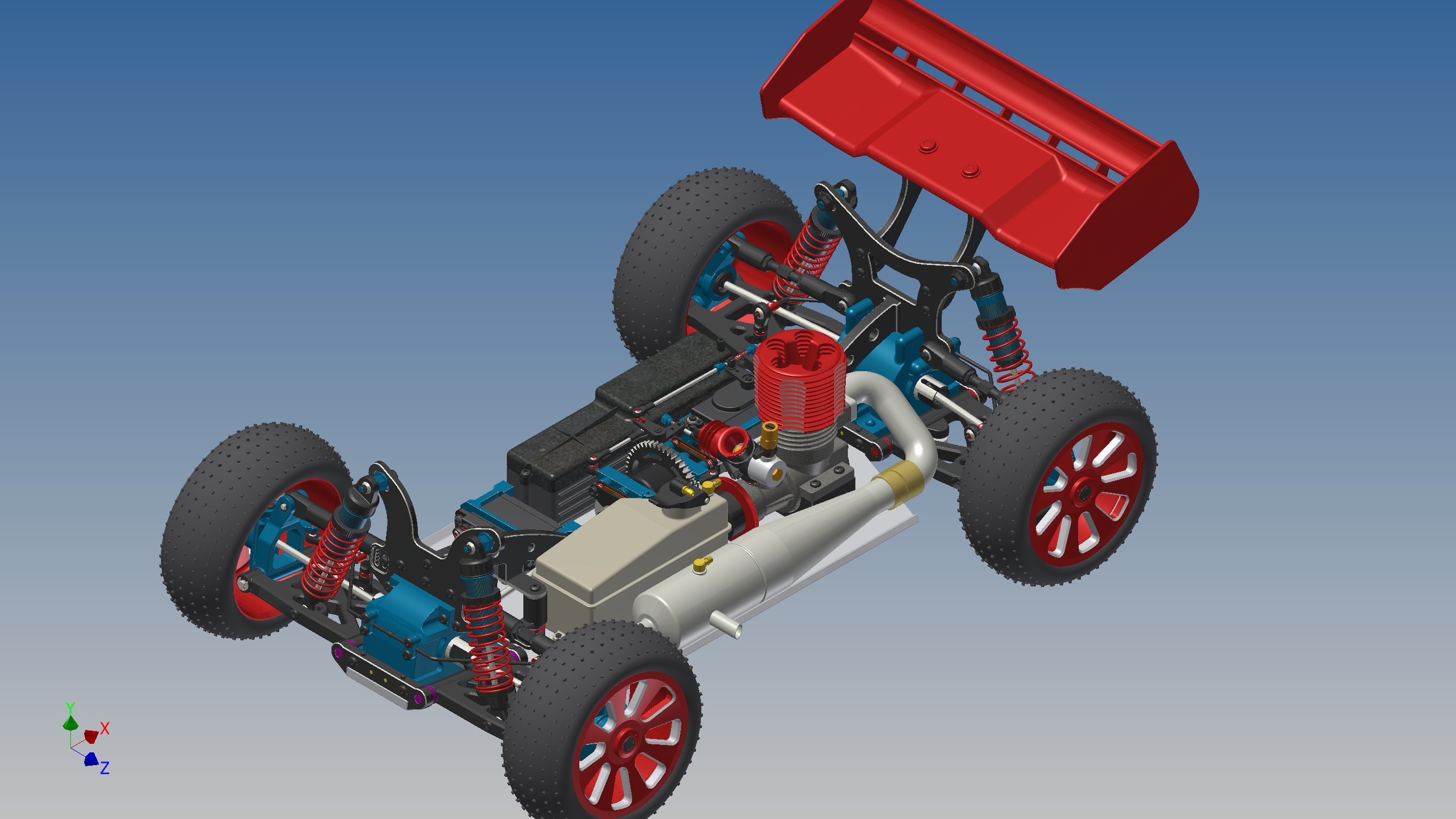 油动遥控赛车 RC Nitro Buggy