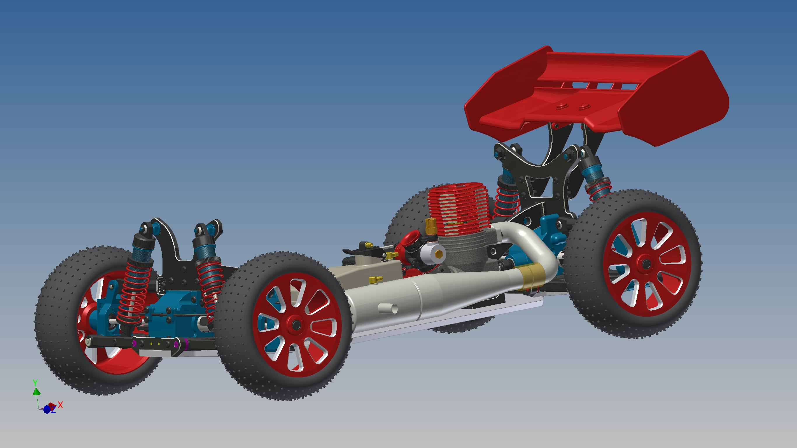 油动遥控赛车 RC Nitro Buggy