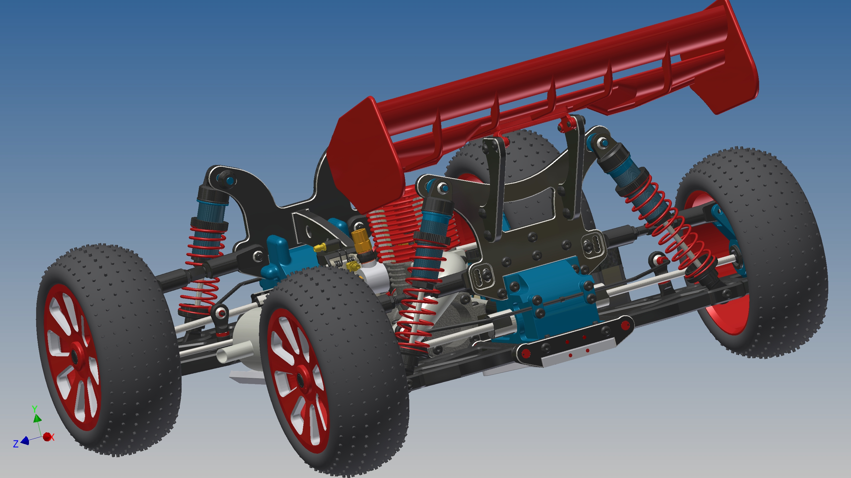 油动遥控赛车 RC Nitro Buggy