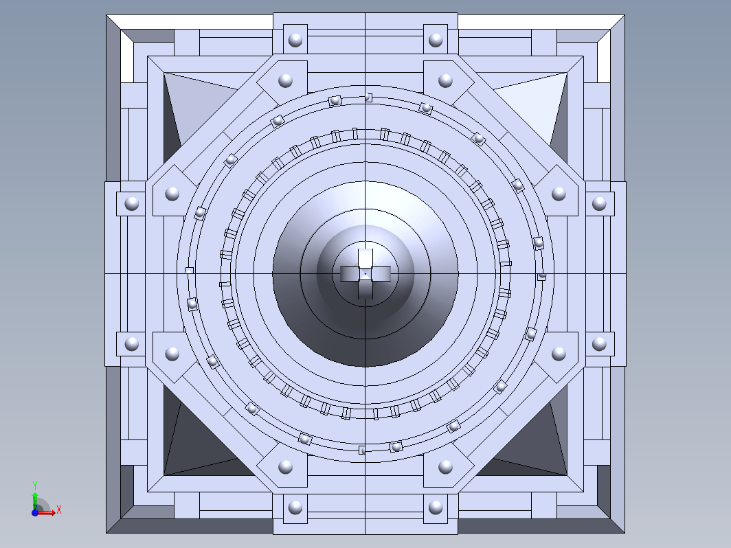 尖塔建筑模型