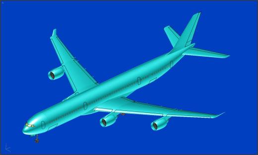 空客 A340-600 飞机缩略图