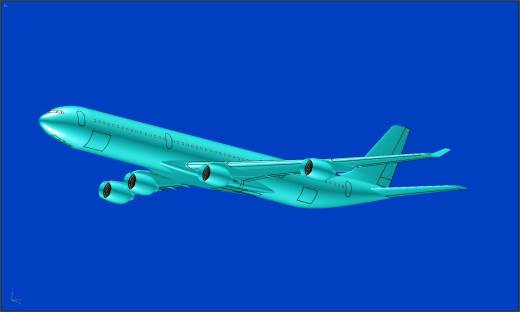 空客 A340-600 飞机缩略图