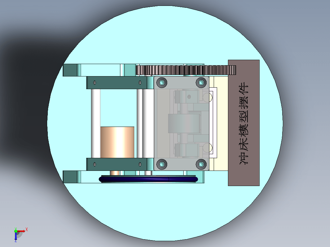 冲床模型