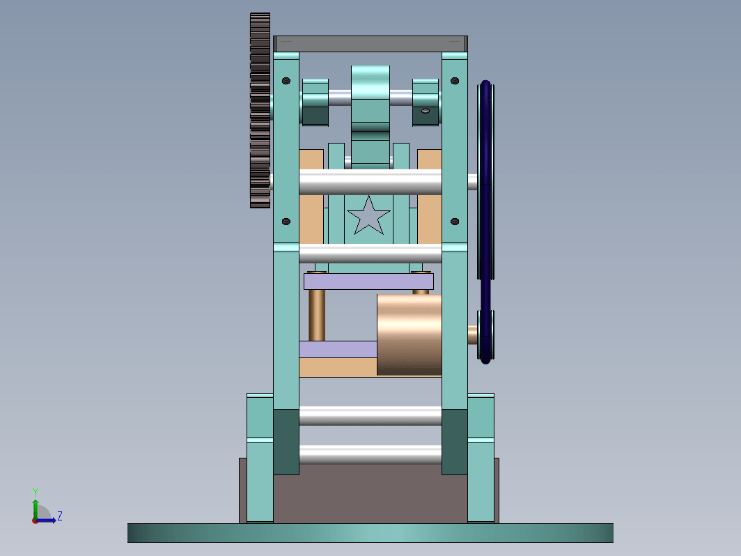 冲床模型