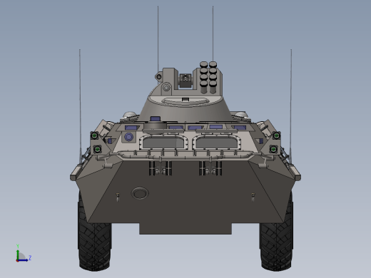 8x8两栖人员输送车APC BTR-80缩略图