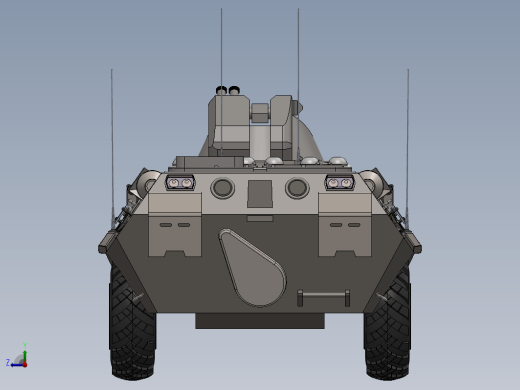 8x8两栖人员输送车APC BTR-80缩略图