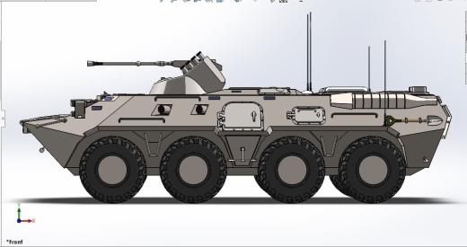 8x8两栖人员输送车APC BTR-80缩略图