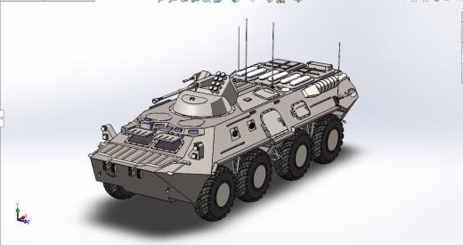 8x8两栖人员输送车APC BTR-80缩略图