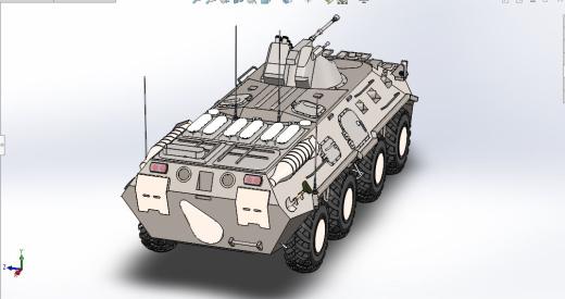 8x8两栖人员输送车APC BTR-80缩略图