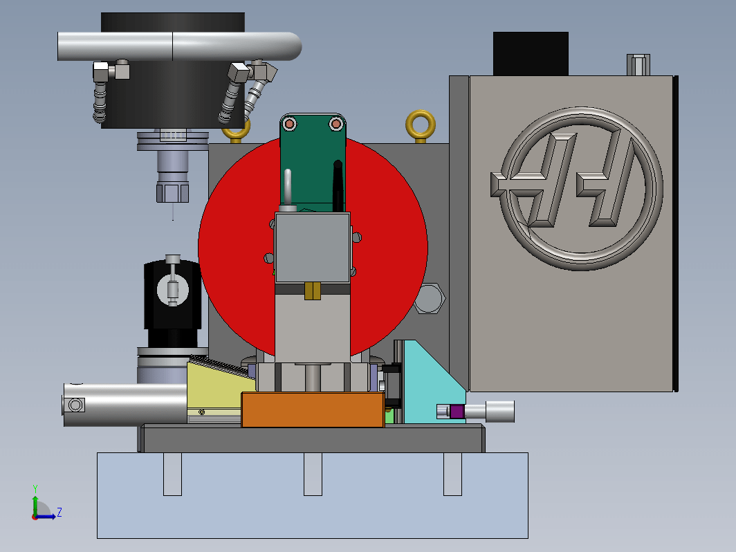 Haas 机床Rotary旋转轴