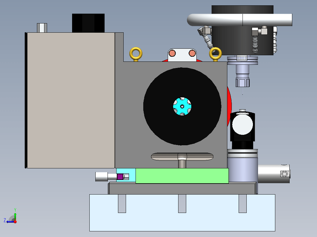 Haas 机床Rotary旋转轴