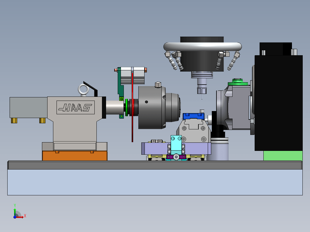 Haas 机床Rotary旋转轴