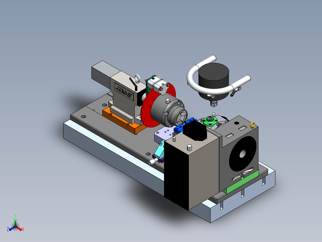 Haas 机床Rotary旋转轴