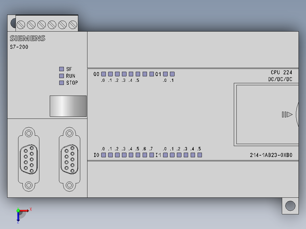 PLC224XP接线排