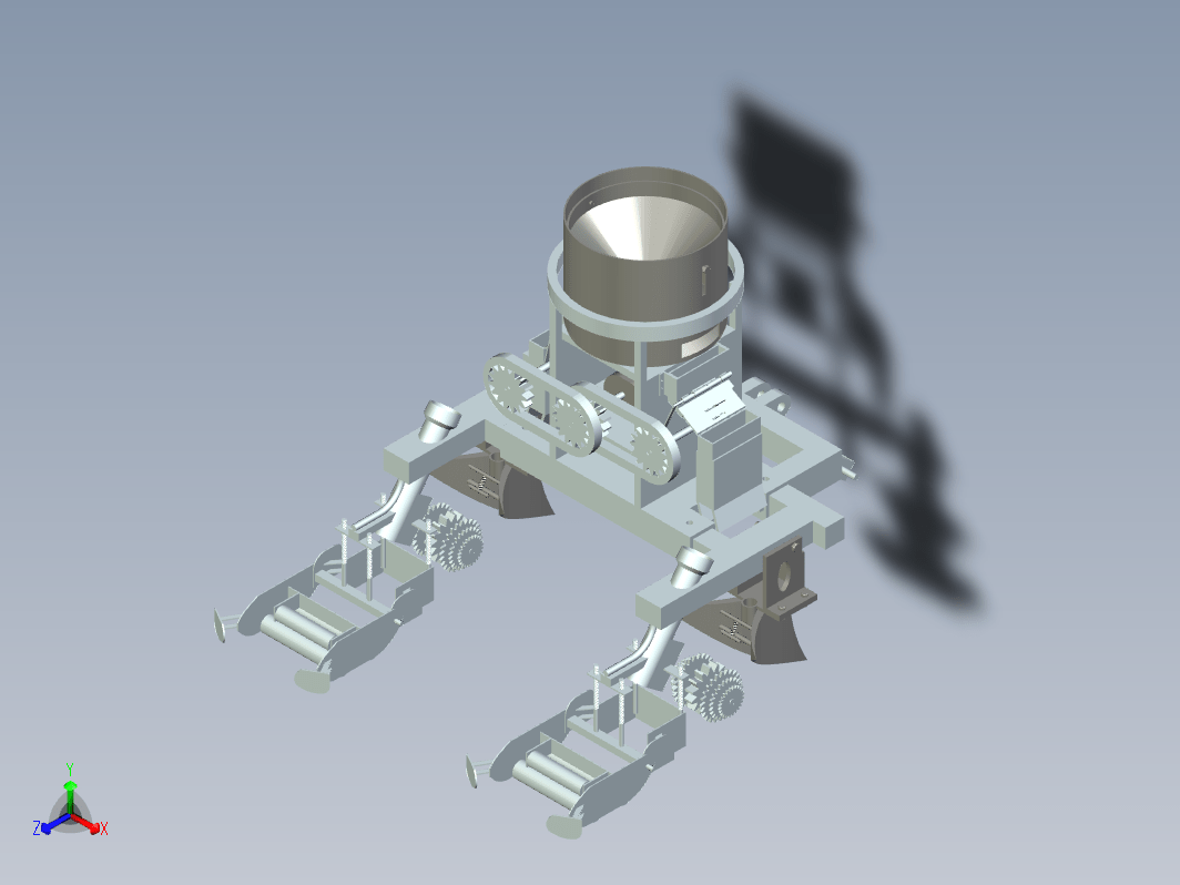 D 甘蔗排种机的设计【PROE三维】三维Step++CAD+说明书