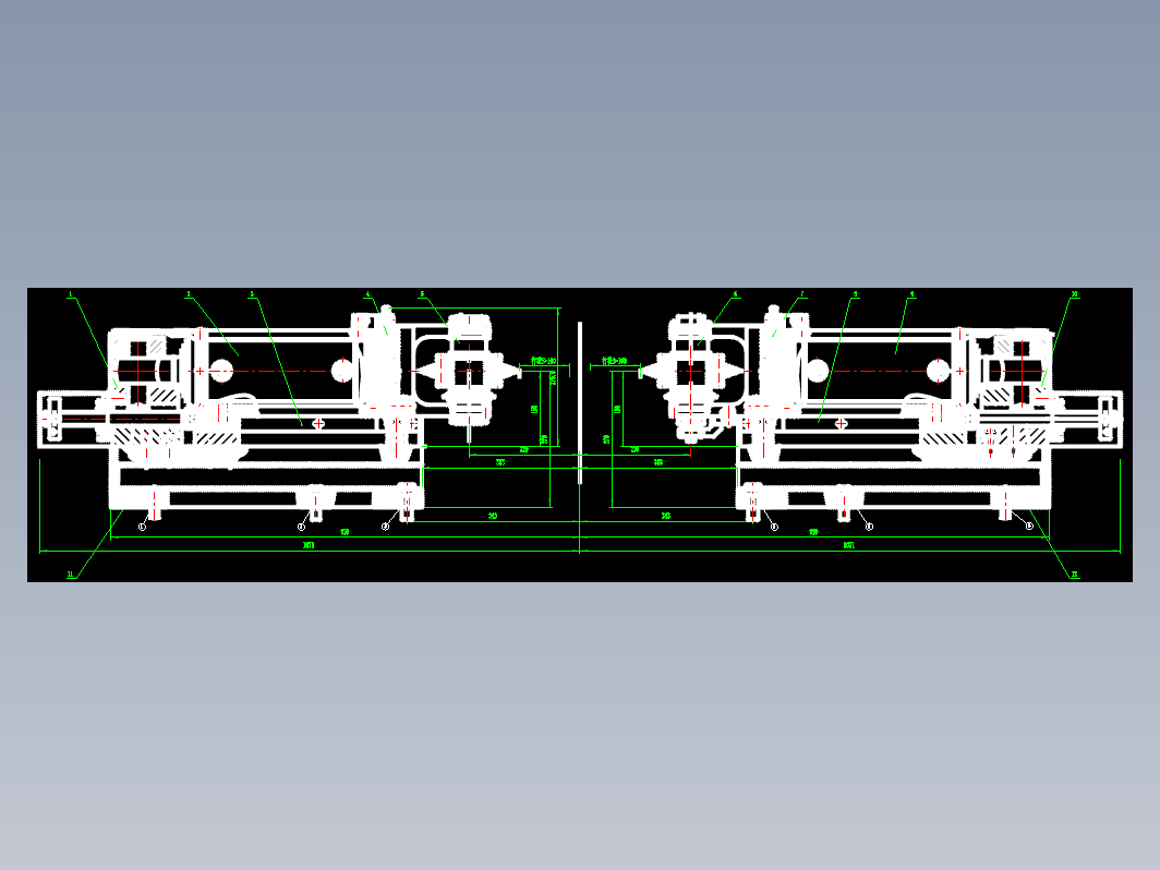 JX0409 皮带轮旋压机主机架组件设计