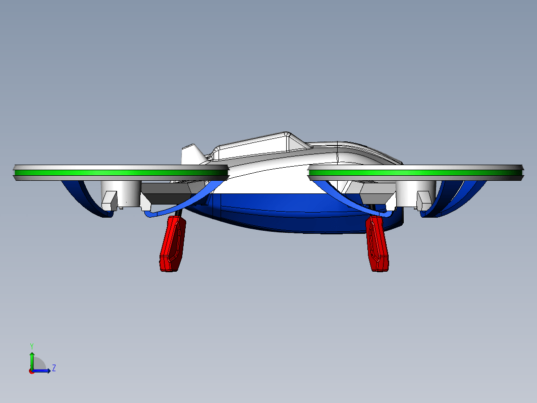 SolidWorks无人机三维模型