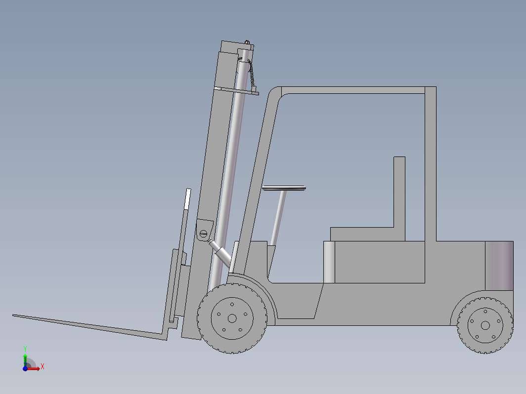 电动升降叉车+动画