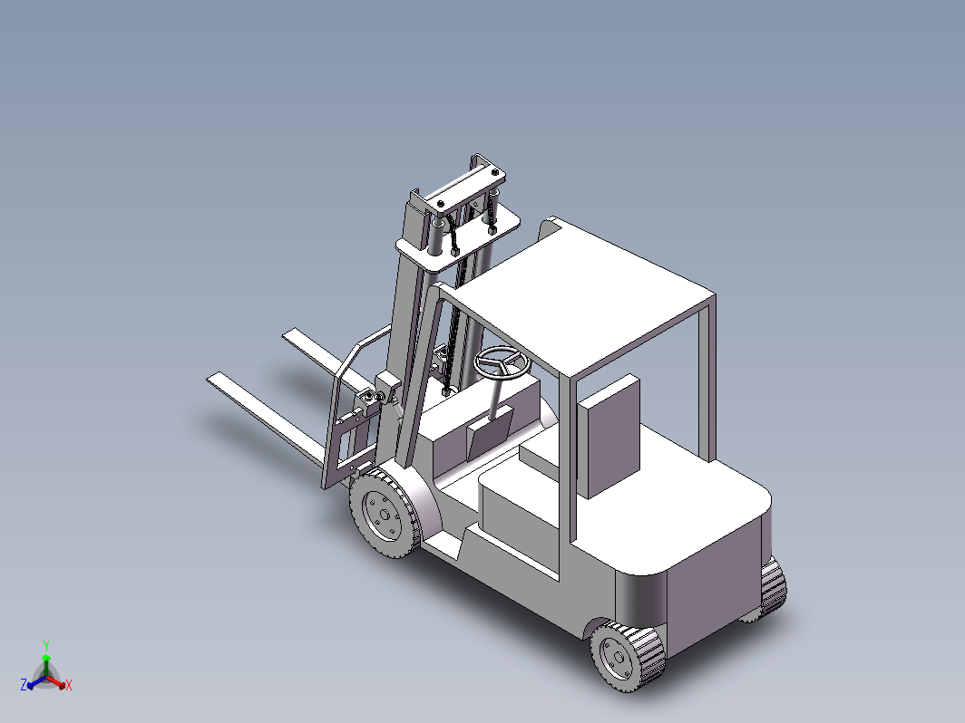 电动升降叉车+动画