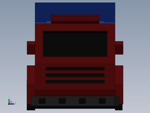 玩具卡车3D模型缩略图