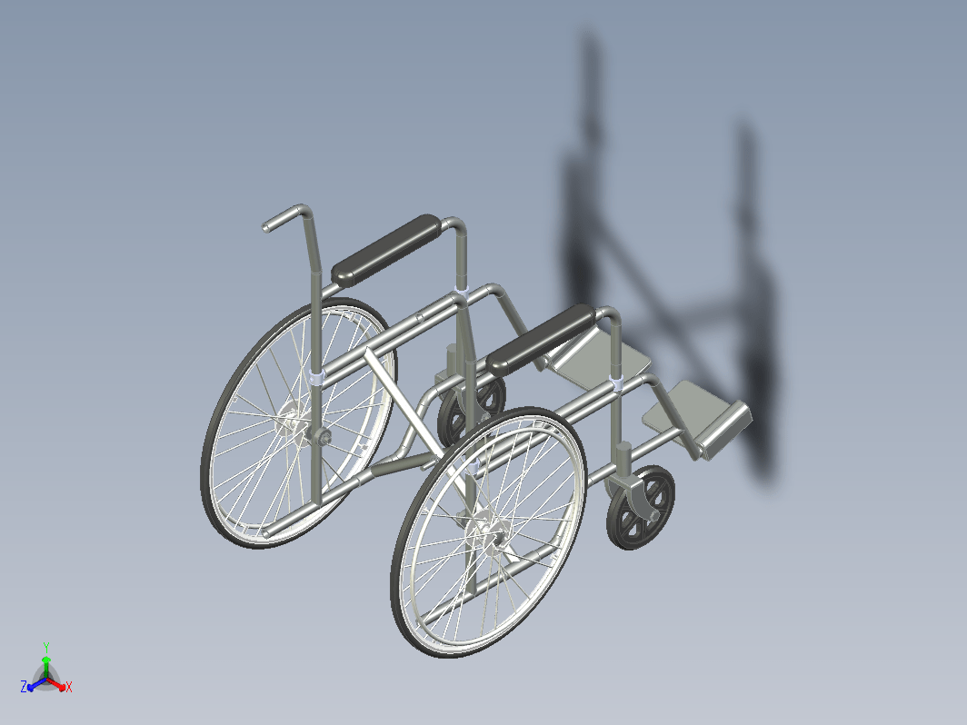 轮椅框架结构