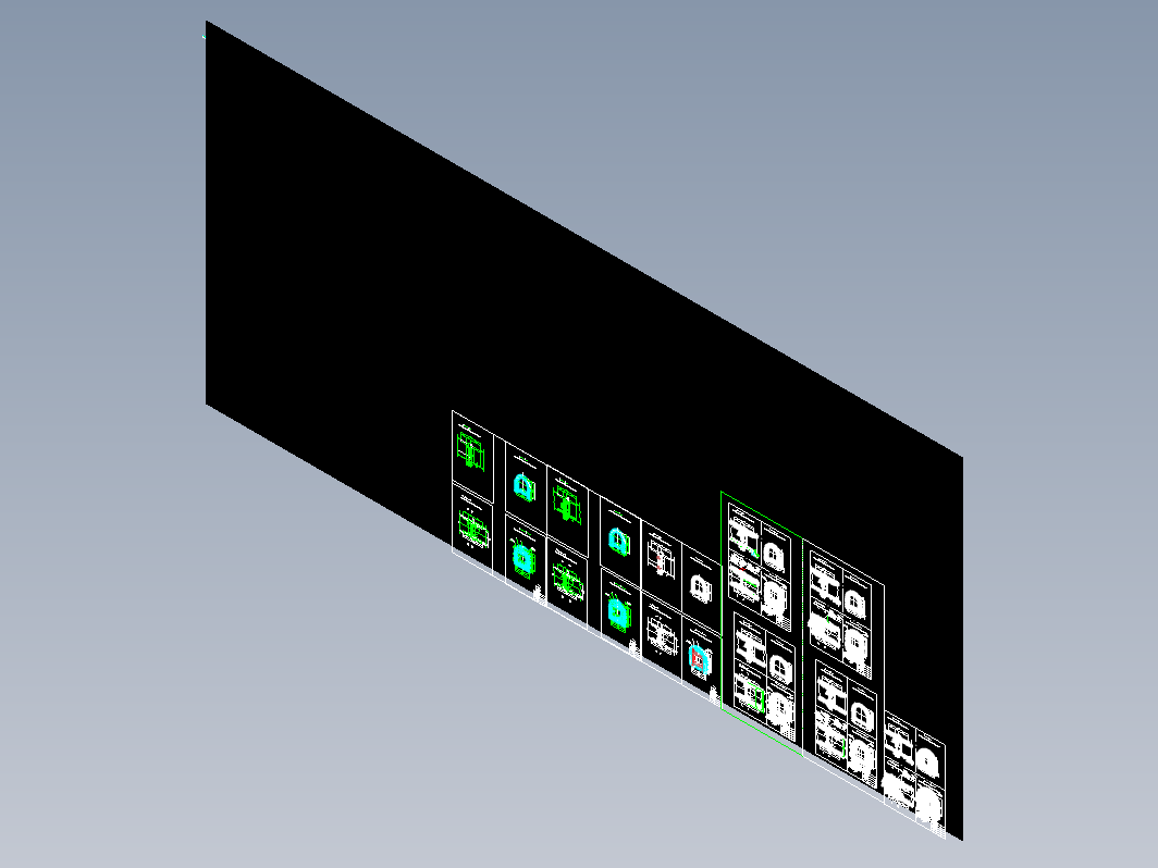 中央配电所密闭门图