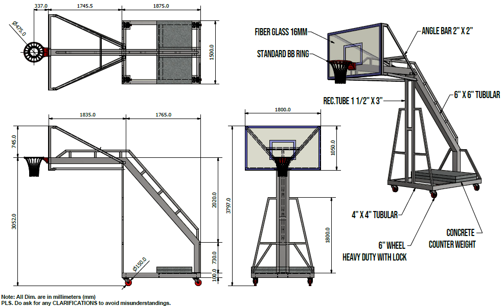 BASKETBALL HOOP篮球架