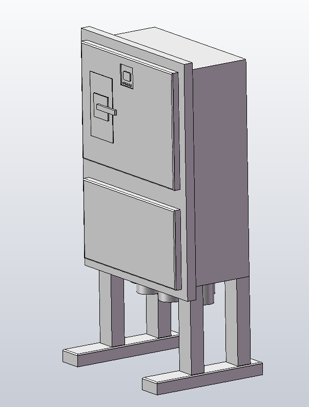 防爆电控箱2 3D图