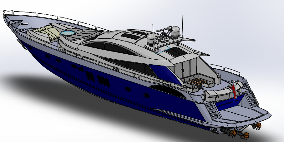 游艇模型 yacht-30