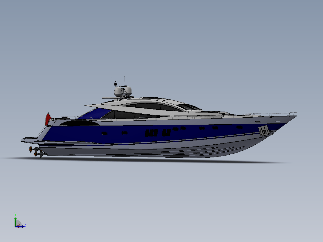 游艇模型 yacht-30