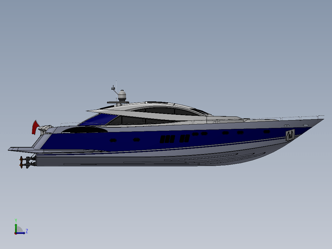 游艇模型 yacht-30