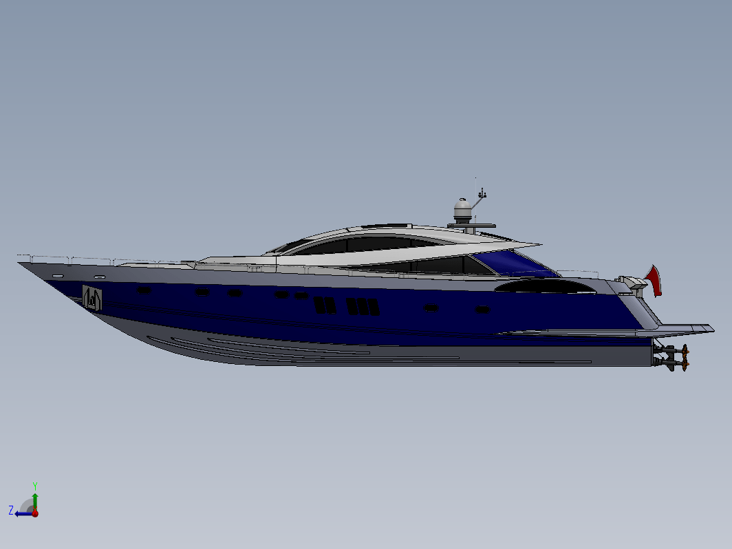 游艇模型 yacht-30