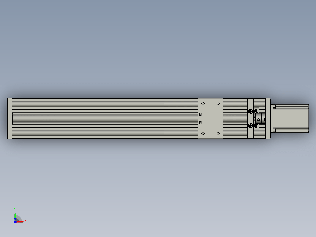 GGP双光轴滚珠丝杆直线滑台模组GGP1610(05)-400