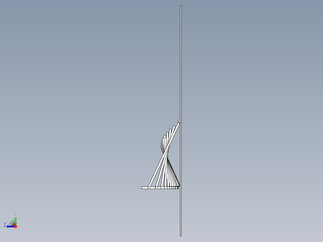 壁挂式折叠办公桌