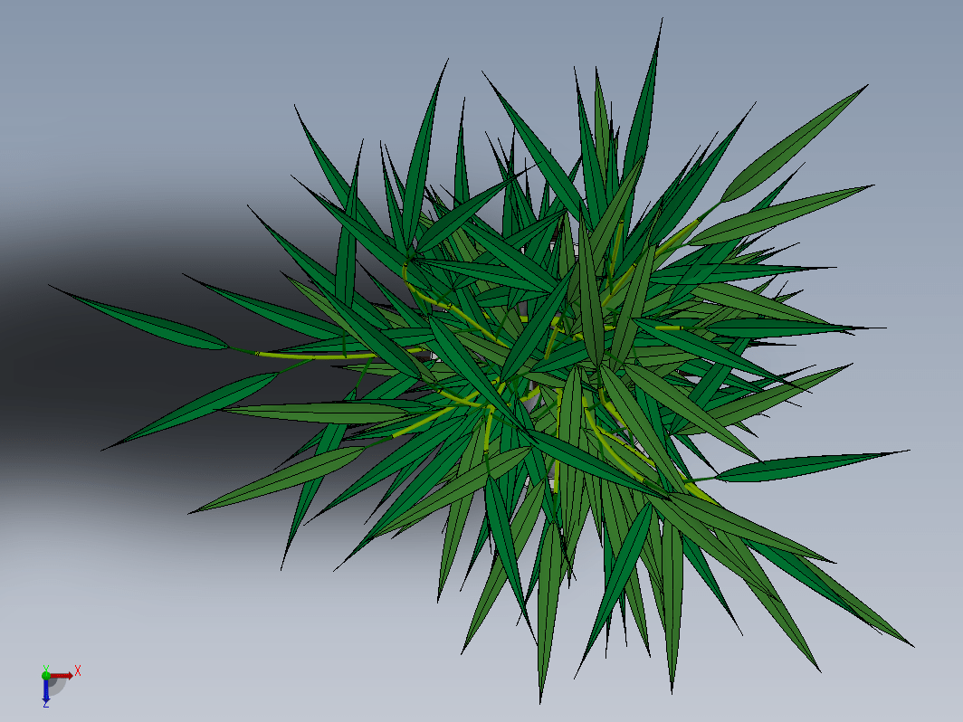 Montaj植物小盆栽模型3D图纸 Solidworks设计 附STEP IGS