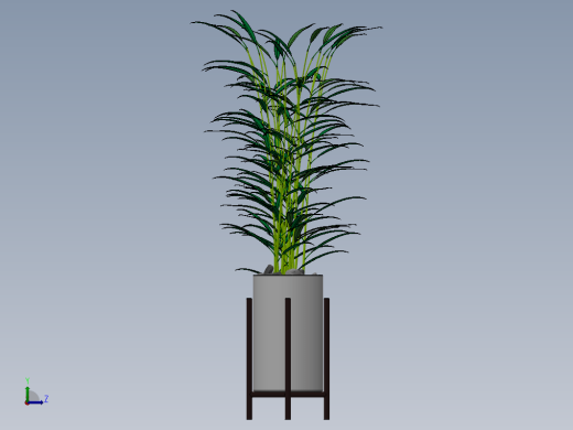 Montaj植物小盆栽模型3D图纸 Solidworks设计 附STEP IGS缩略图