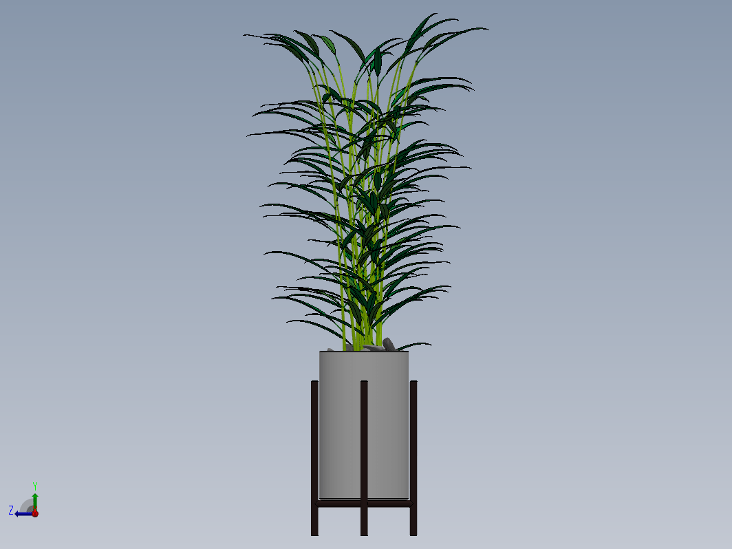 Montaj植物小盆栽模型3D图纸 Solidworks设计 附STEP IGS