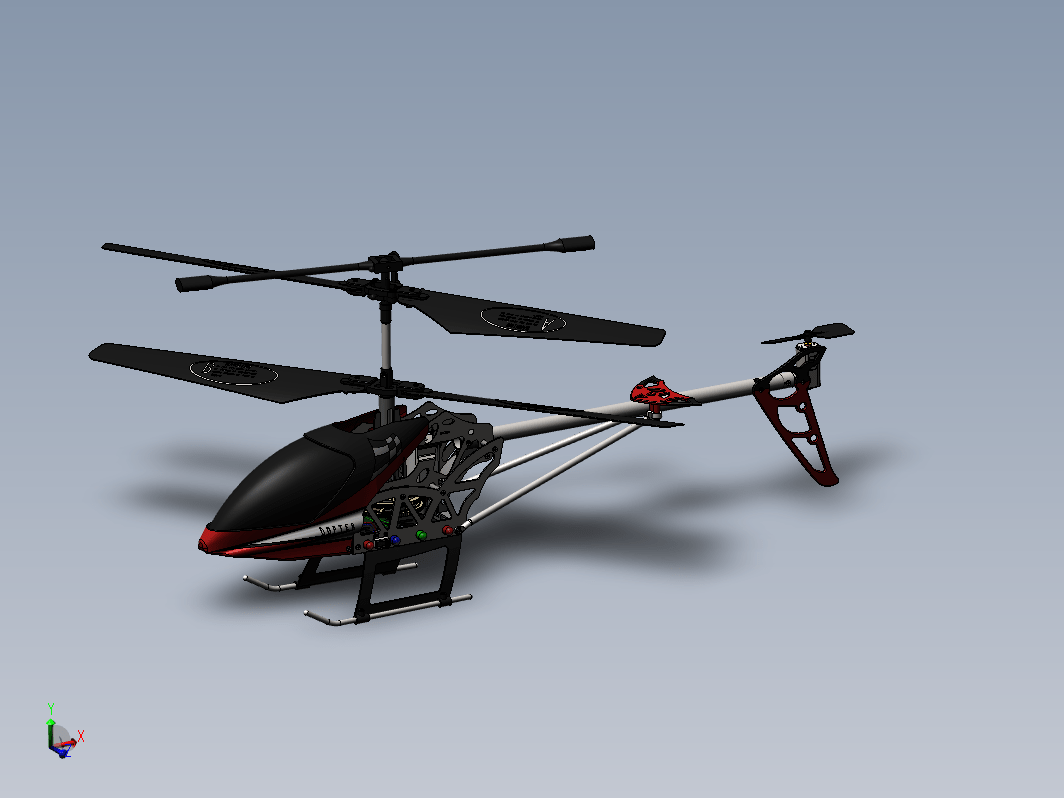 BWluobo设计的RC遥控直升飞机