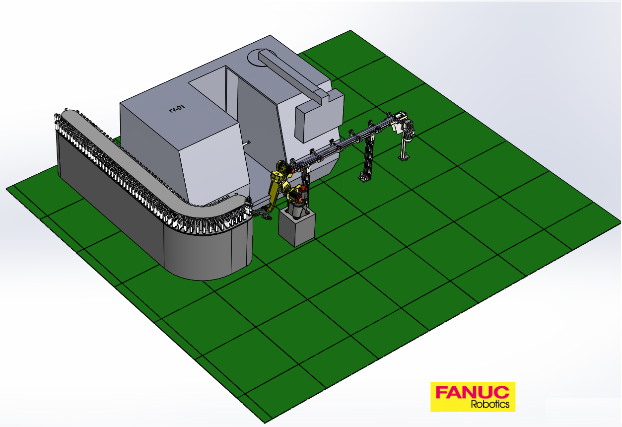 FANUC机器人送料取料系统