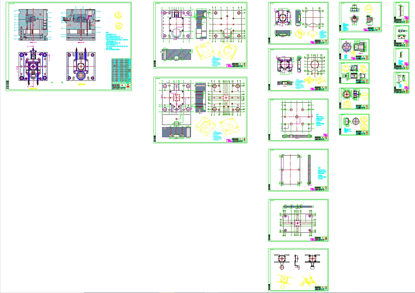 电机壳体压铸模具设计三维UG+CAD+说明书