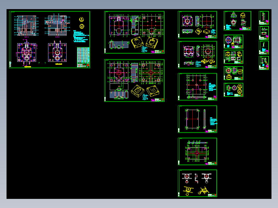 电机壳体压铸模具设计三维UG+CAD+说明书