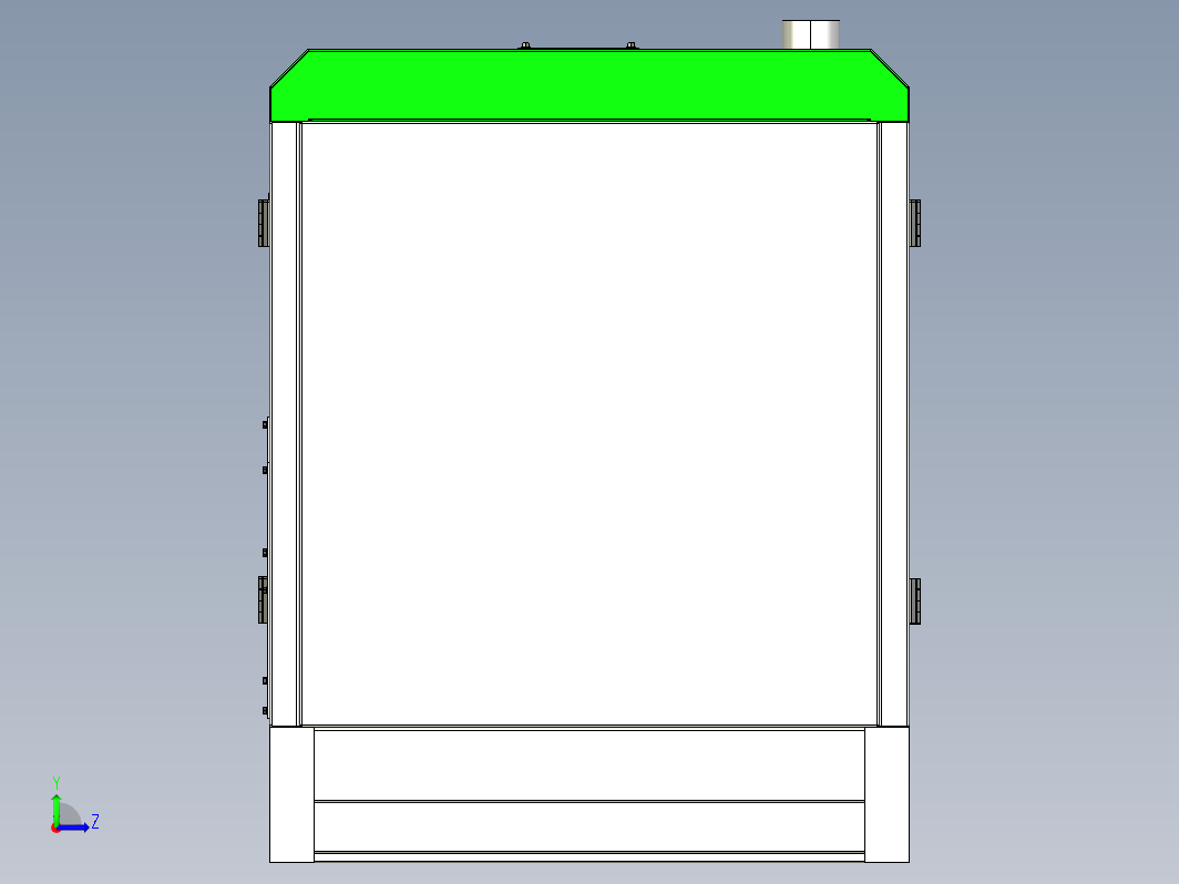 柴油发电机组3D模型