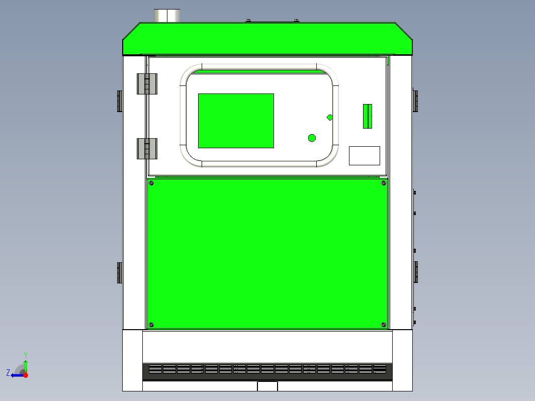 柴油发电机组3D模型